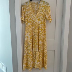 Faithfull the Brand - La Falaise Midi Dress Hestia Floral Print, XS